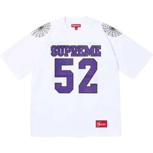 Supreme Spiderweb Football Jersey 'White'