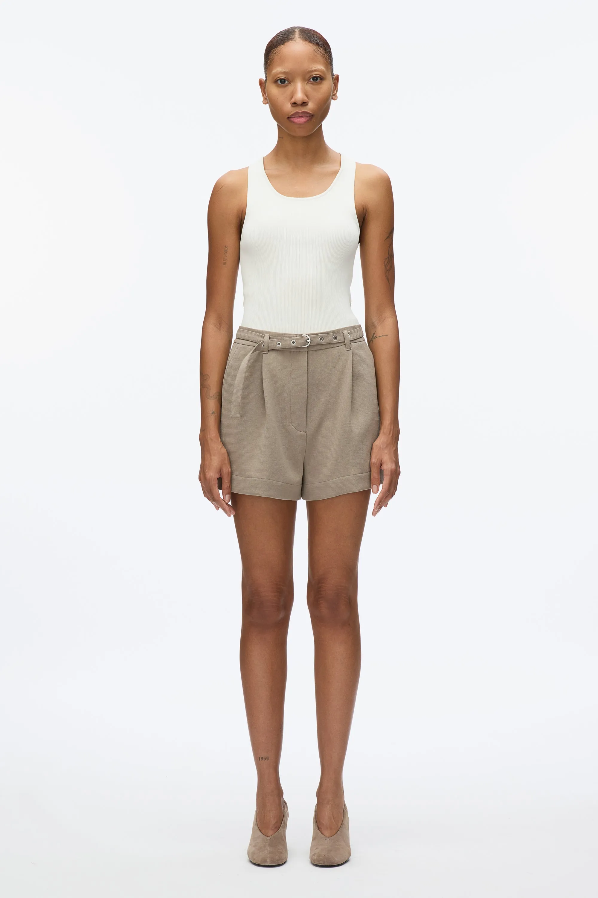 Tailor Pleated Shorts