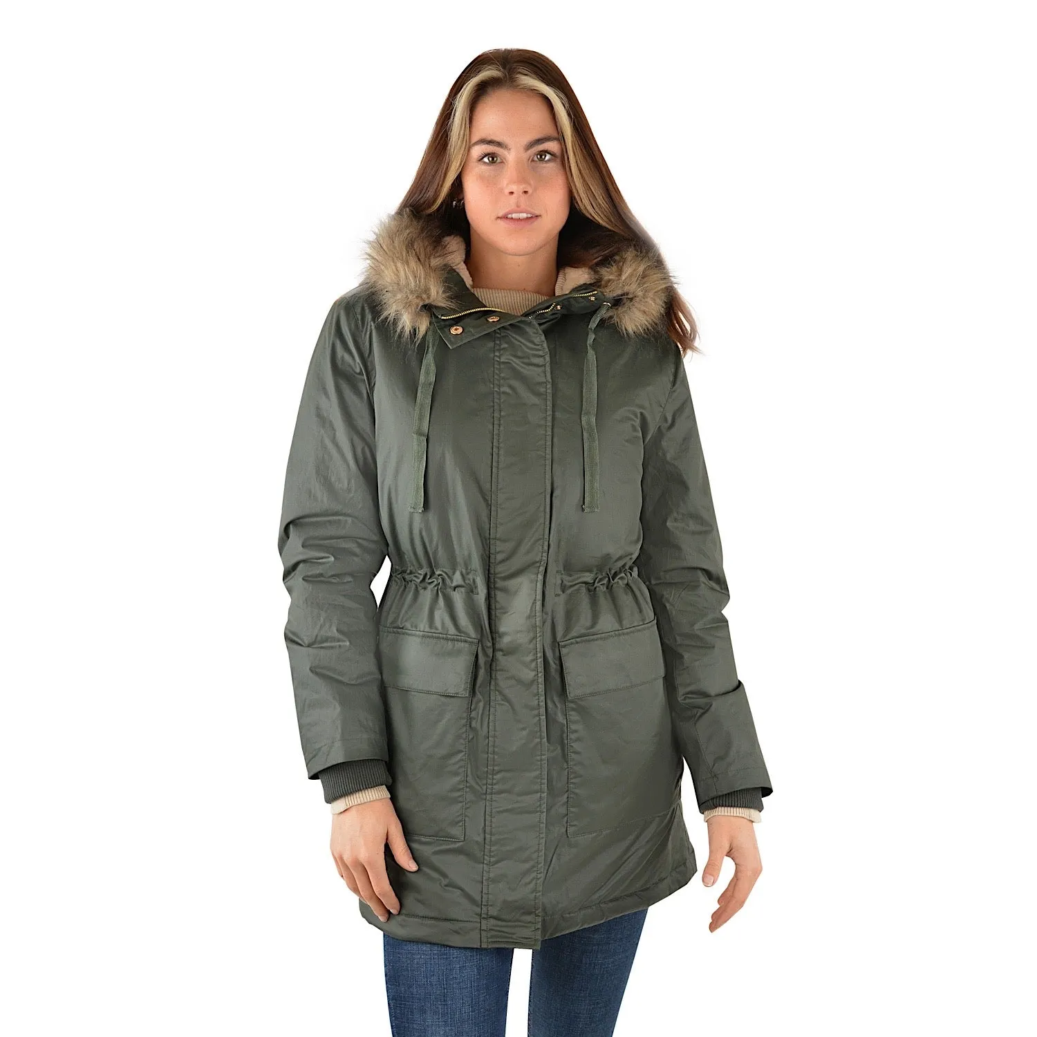 Thomas Cook Women's Kate Water Resistant Parka Khaki