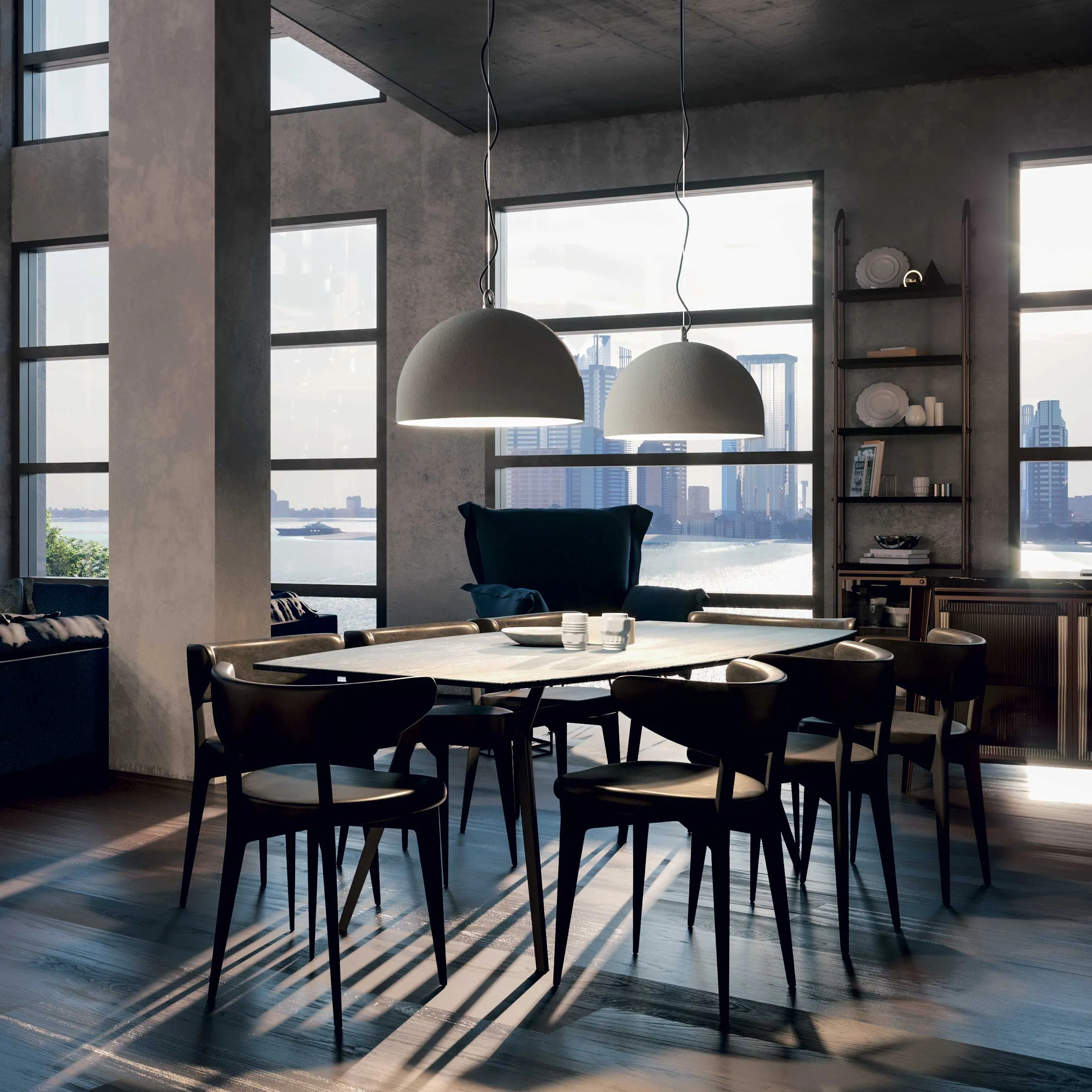 Urban Concrete Pendant Light