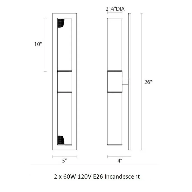 Urban Edge Panel Sconce