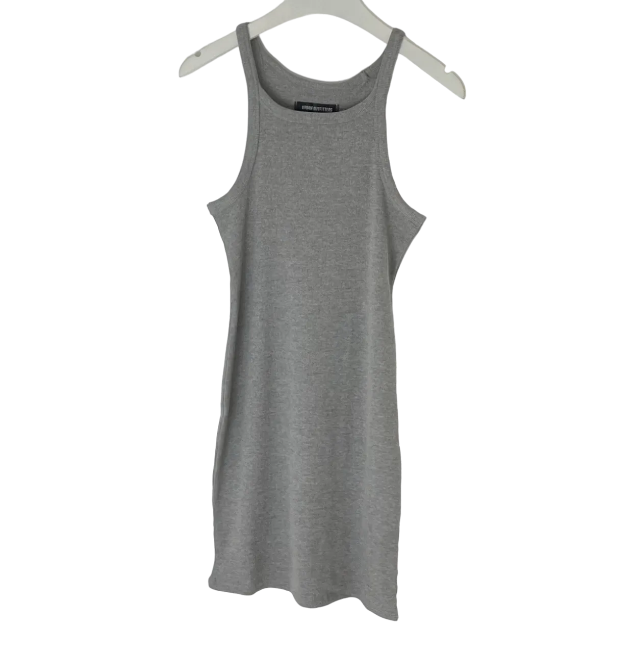 Urban Outfitters Grey Ribbed Mini Dress UK L