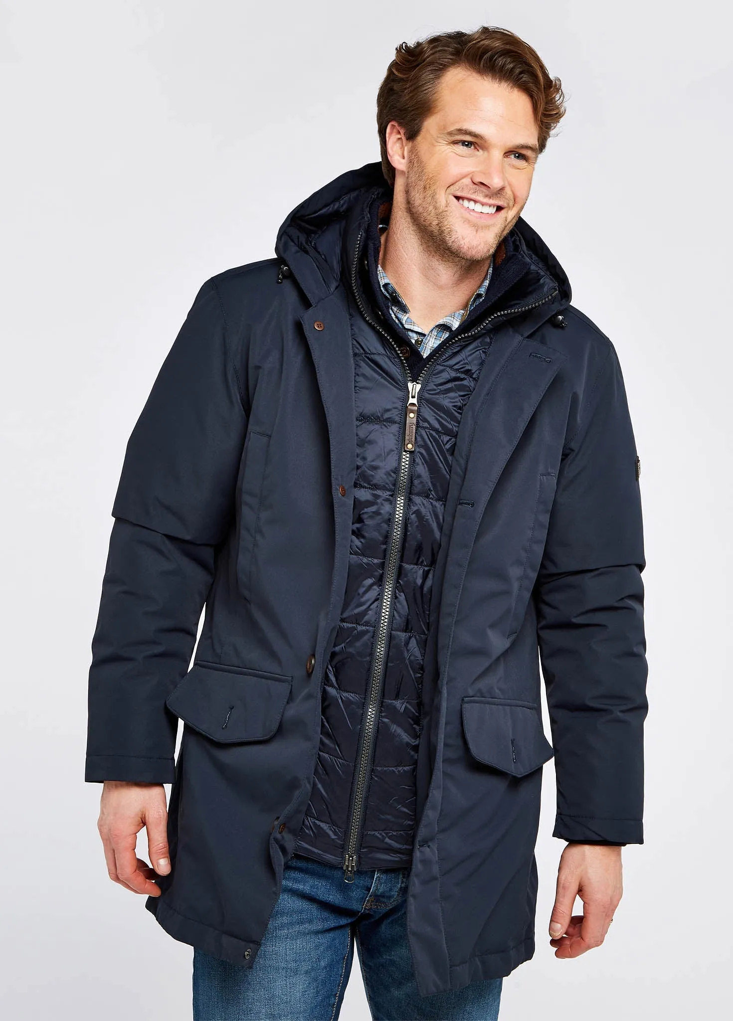 Urlingford Down Parka Jacket - Navy