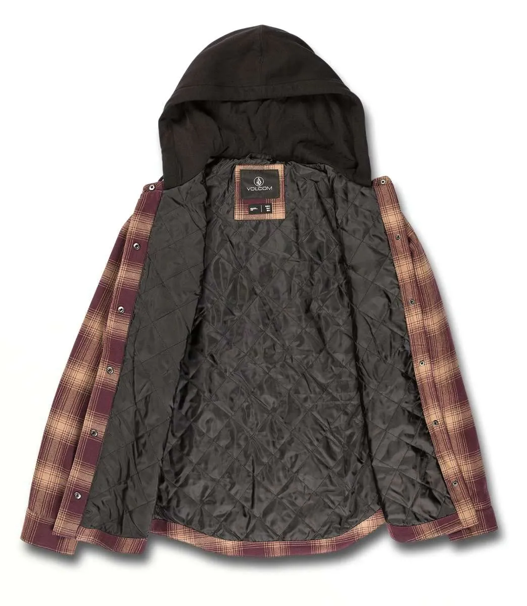 Volcom Women's Hooded Flannel Jacket 2022