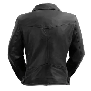 Whet Blu Women's Premium Lambskin Moto Jacket